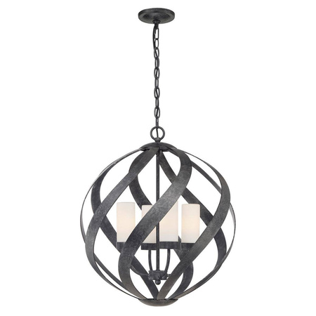 Latarnia wisząca Blacksmith - 4 źródła światła (QN-BLACKSMITH-4P-OBK) - Quintiesse
