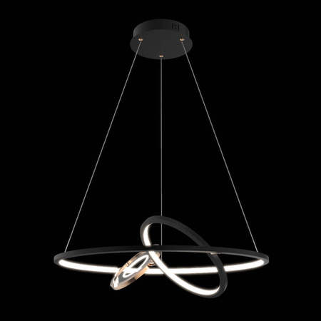 Ledowa lampa wisząca Seppia No.2 Altavola Design (LA115/P_62_1+2_3k_black_gold) - ALTAVOLA DESIGN