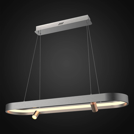 Ledowa lampa wisząca Spectra No.4 Altavola Design (LA114/P_92_2+1_grey_gold) - ALTAVOLA DESIGN