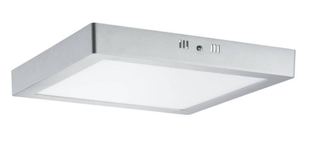 Lunar LED Panel 3000K 300x300mm 17W 230V Chrom Mat Aluminium (PL70650) - PAULMANN