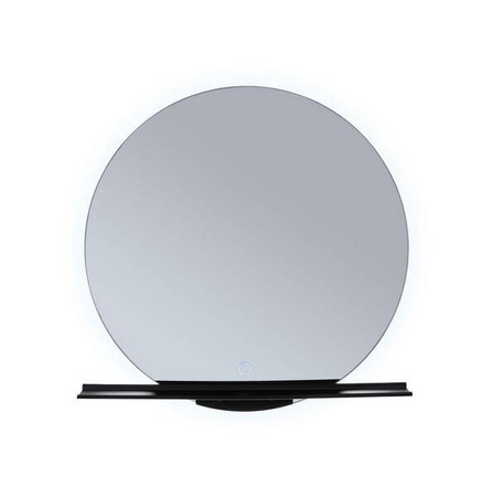 Lustro łazienkowe z półką MIRO LED DIM IP44 czarny Ø 50 (PL71091) - PAULMANN