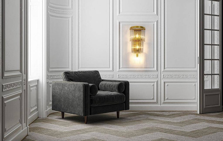 MOOSEE lampa ścienna ESTRO złota (MSE010100266) - Moosee
