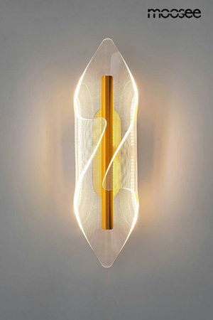MOOSEE lampa ścienna FROST złota (MSE010100375) - Moosee