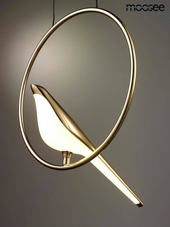 MOOSEE lampa wisząca BIRD złota (MSE010100293) - Moosee