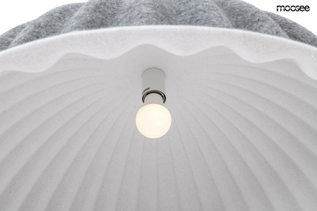 MOOSEE lampa wisząca MOLD 55 szara (MSE010100255) - Moosee