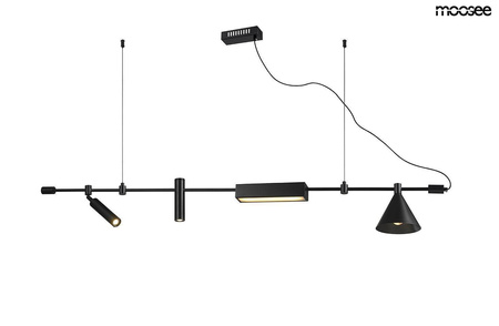 MOOSEE lampa wisząca TECHNICS czarna (MSE010100333) - Moosee