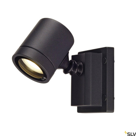 MYRA WALL, lampa ścienna i sufitowa outdoor, jednopunktowa, QPAR51, IP55, antracyt, maks.50W (233105) - SLV