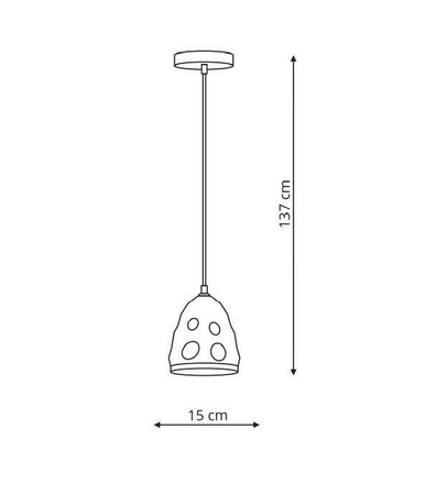 Melt 1 lampa wisząca (LP-126/1P) - Light Prestige