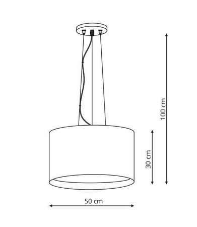 Milk lampa wisząca biała (LP-021/4P WH) - Light Prestige