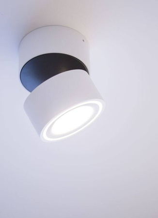 Mistic Lighting plafon LED Broken 9W biały mat/czarny MSTC-05411014