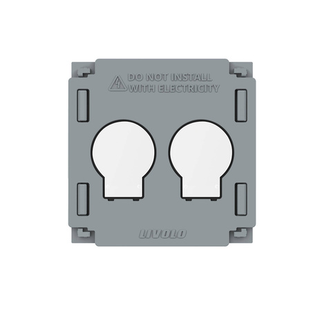 Moduł podwójnego włącznika dotykowego pojedynczego (schodowo - krzyżowego) ZIGBEE (WW-C702SZ) LIVOLO