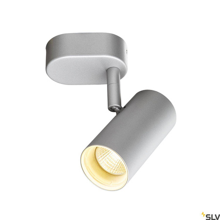 NOBLO I, lampa sufitowa natynkowa LED indoor, 2700K, kolor srebrny (1002971) - SLV