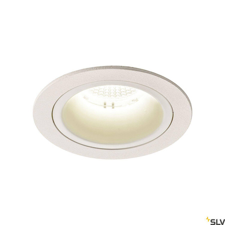NUMINOS® DL M, wewnętrzna oprawa sufitowa wpuszczana LED, biała/biała 4000 K 20°, zawiera sprężyny liściaste (1003902) - SLV