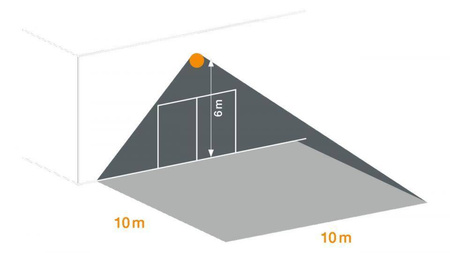 Naświetlacz LED 48W Steinel XLED PRO SQUARE XL z czujnikiem biały (ST009922) - STEINEL