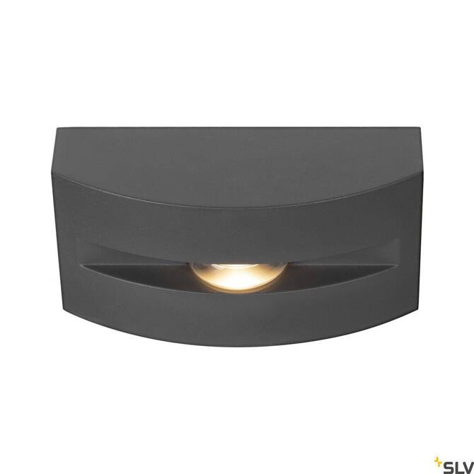 OUT-BEAM FRAME CW, zewnętrzna lampa sufitowa natynkowa i ścienna LED, kolor antracyt, 3000 K (1003518) - SLV