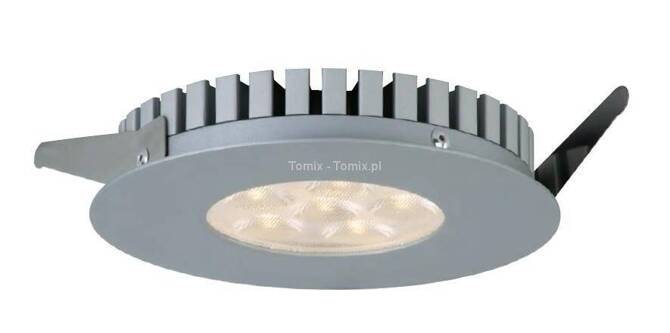 Oczko lampa do wbudowania LED TD26 3000K  kol. SREBRNY (D180500)