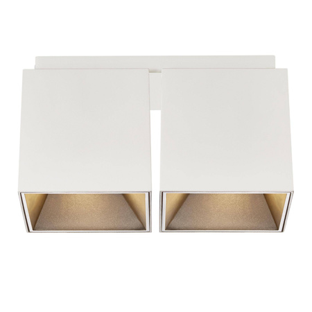 Oprawa natynkowa ETHAN Nordlux GU10 LED:2x10W,Traditional:2x50W Aluminium Biały mat