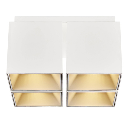 Oprawa natynkowa ETHAN Nordlux GU10 LED:4x10W,Traditional:4x50W Aluminium Biały mat