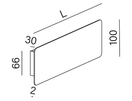 Oprawa ścienna SMART PANEL 35 LED 3000K kol. BIAŁY (26328-L930-D9-00-13) - Aqform
