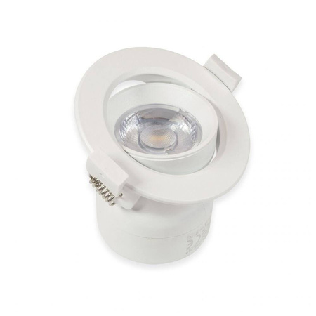Oprawa wpuszczana okrągła DL-19R 9W 9x2835 LED WW - Ledlumen