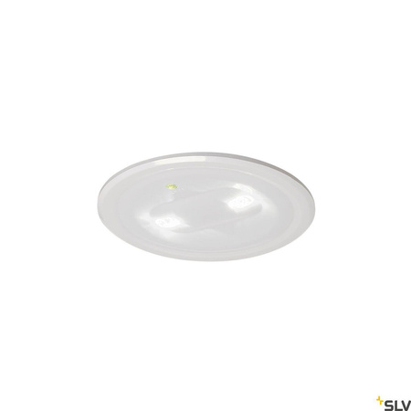 P-LIGHT, lampa wpuszczana, LED, 6000K, okrągła, biała, 5W (240006) - SLV