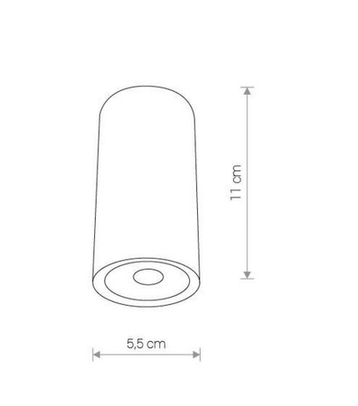 PLAFON ZEWNĘTRZNY EDESA LED BLACK | CZARNY S (9110) - Nowodvorski