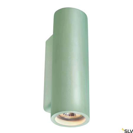 PLASTRA, lampa ścienna, QPAR51, okrągła, Tube, biały gips, maks. 70W (148060) - SLV