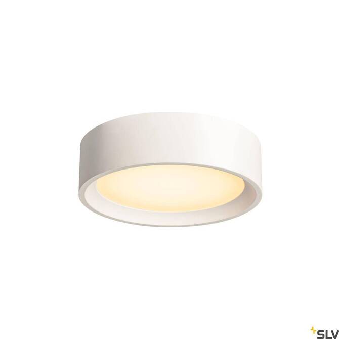 PLASTRA, lampa sufitowa, LED, kolor biały, gips, 3000K (148005) - SLV