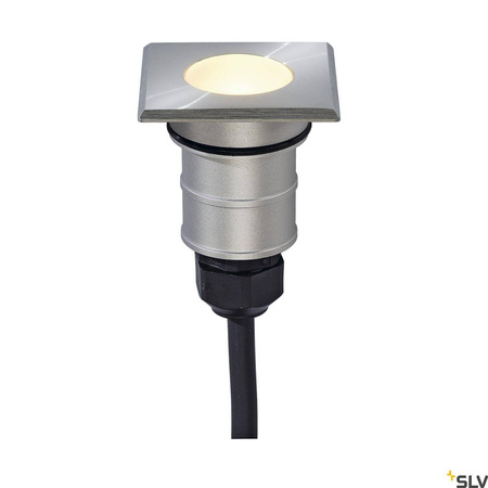POWER TRAIL-LITE 47, zewnętrzna lampa gruntowa wpuszczana, LED, 3000 K, IP67, kształt prostopadłościanu, stal nierdzewna 316 (228342) - SLV