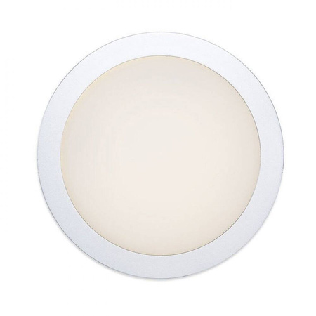 Panel ledowy wpuszczany okrągły biały SLENDER 22 230V LED 15W 3000K