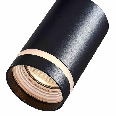 Pipe Ring Track Spot Light Black 1xGU10 - 3 Circuit (ML7671) - Eko-Light