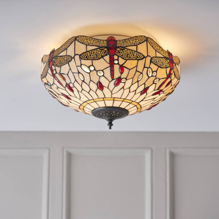 Plafon Dragonfly beige (70723) Tiffany