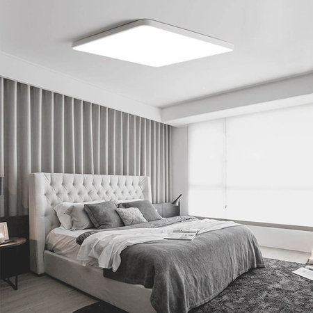 Plafon LED kwadratowy 400x400x50mm 24W ściemnialny, pilot (ABIGALI-MD1002-40-BY)