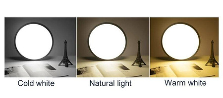 Plafon LED okrągły biały Abigali 300*50mm 20W 3000K MD1001-30-BW-W (MD1001-30-BW-W) - Abigali