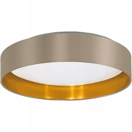 Plafon MASERLO LED beżowy złoty biały (31624) - EGLO