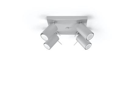 Plafon RING 4 szary (SL.0452) - Sollux