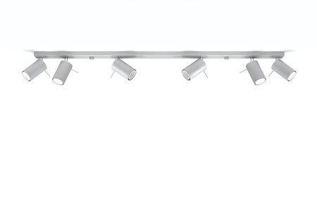 Plafon RING 6L szary (SL.0454) - Sollux