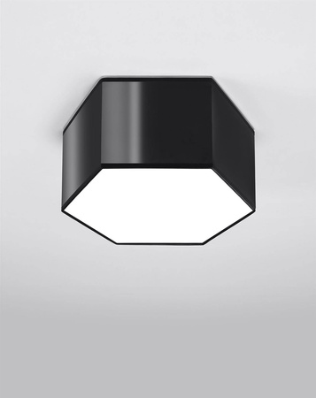 Plafon SUNDE 15 czarny (SL.1061) - Sollux