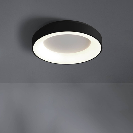 Plafon lub kinkiet INNER R Ø 80 cm, Kol. Czarny (0043.22.NE) - Vivida