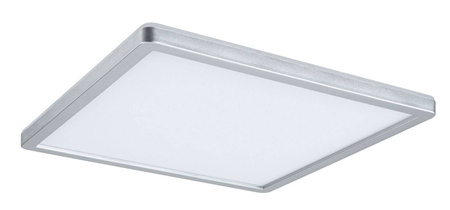 Plafoniera ATRIA SHINE LED Backlight 16W 1600lm 293x293mm 4000K 230V chrom matowy / tworzywo sztuczne (PL71008) - PAULMANN