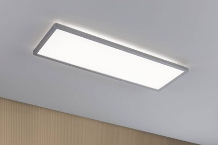 Plafoniera ATRIA SHINE LED Backlight DIM 22W 1800lm 580x200mm 4000K 230V chrom matowy / tworzywo sztuczne (PL71010) - PAULMANN