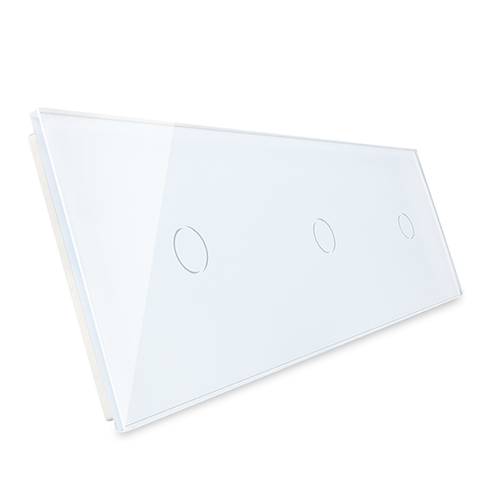 Potrójny biały panel szklany (70111-61) LIVOLO 