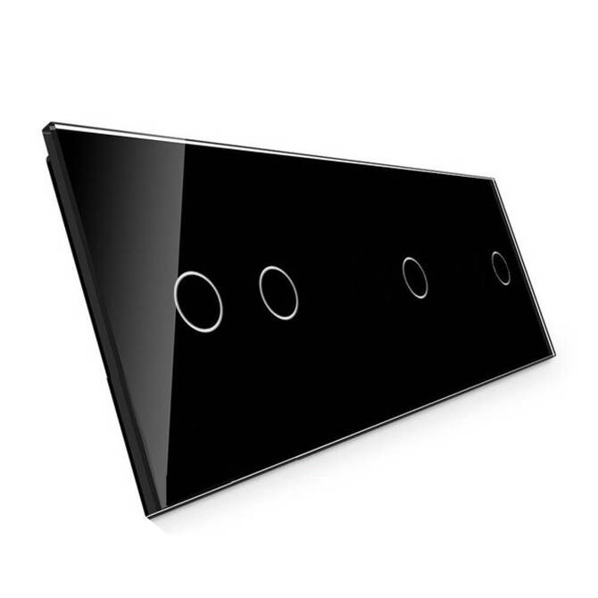 Potrójny panel szklany w kolorze czarnym (70112-62) LIVOLO