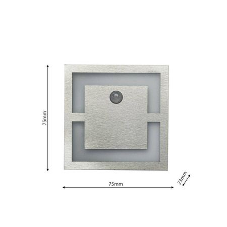 QUADRO Barwa Neutralna 4000K 12V z czujnikiem ruchu (EKS1497) - Eko-Light