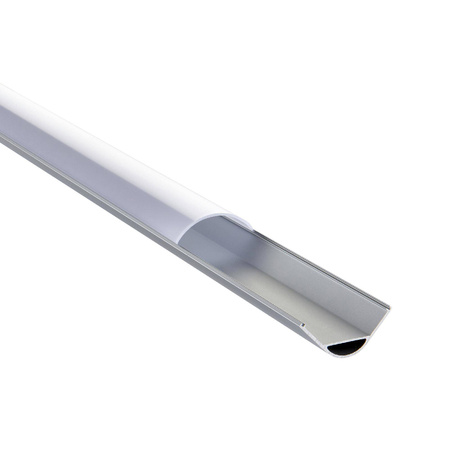 Rigel Corner Wide 2m Aluminium Profile/Extrusion Sliver (97737) - Saxby