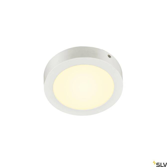 SENSER 18, lampa sufitowa natynkowa LED indoor, okrągła, kolor biały, 3000K (1003015) - SLV