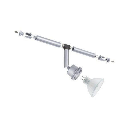System linkowy Deco System Basic Spotlight max. 1x10W GU5,3 Chrom Matowy 12V Metal (PL94141) - PAULMANN