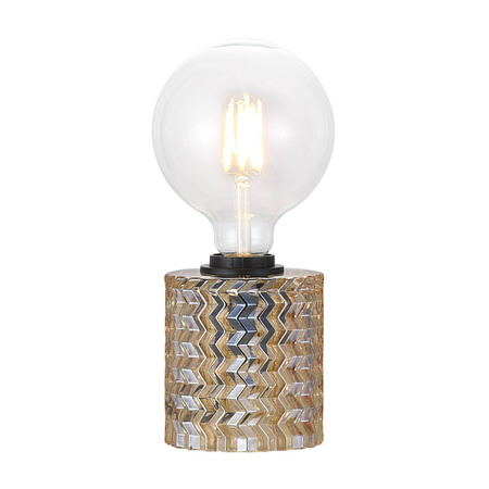 Szklana lampa stołowa HOLLYWOOD Nordlux E27 60W Szkło Bursztynowy