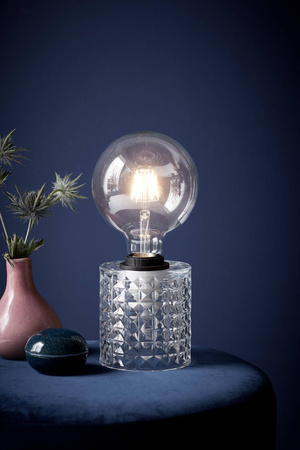 Szklana lampa stołowa HOLLYWOOD Nordlux E27 60W Szkło Przeźroczysty