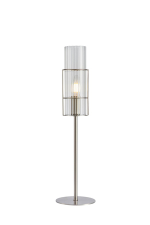 TUBO Table 1L 50cm Satin Nickel/Clear (108557) Markslojd